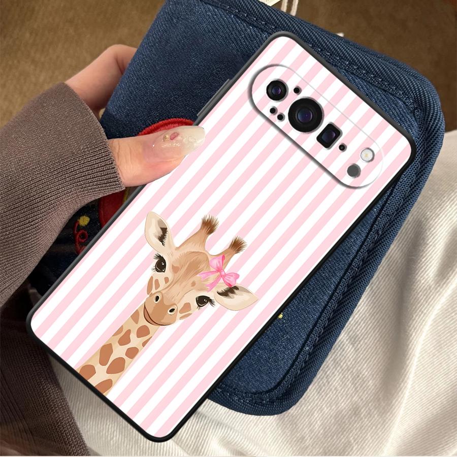 Cartoon Giraffe Funda Phone Co - Google Pixel 9 review and price