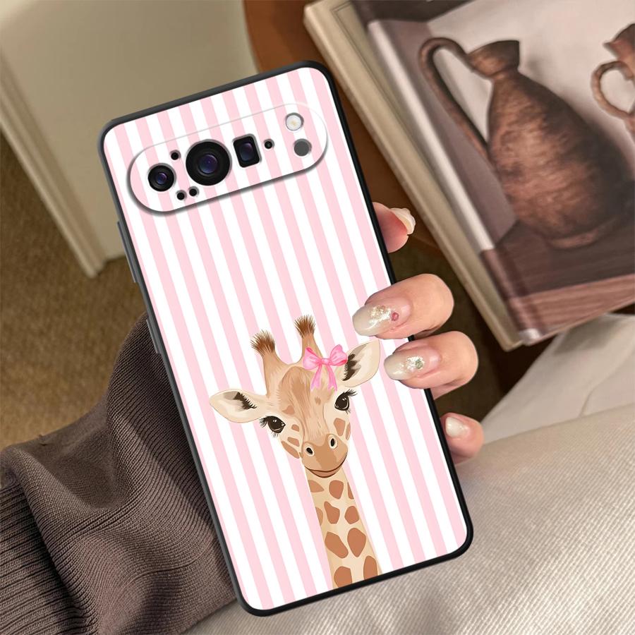 Cartoon Giraffe Funda Phone Co - Google Pixel 9 review and price