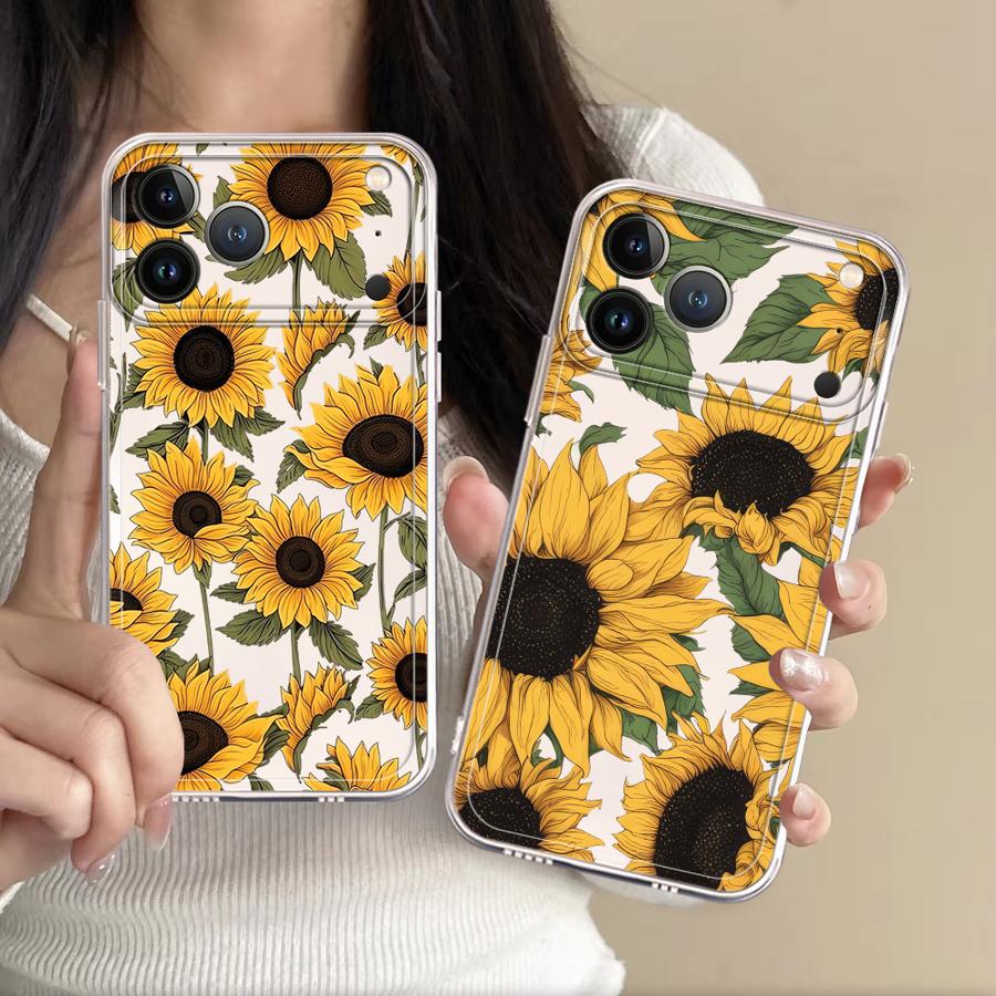 Cute Sunflower Pattern Case fo - Apple Iphone 15 Pro Max review and price