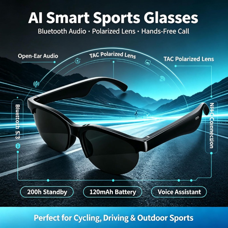 Smart Bluetooth Glasses TAC Po - Smart Glasses Lens review and price