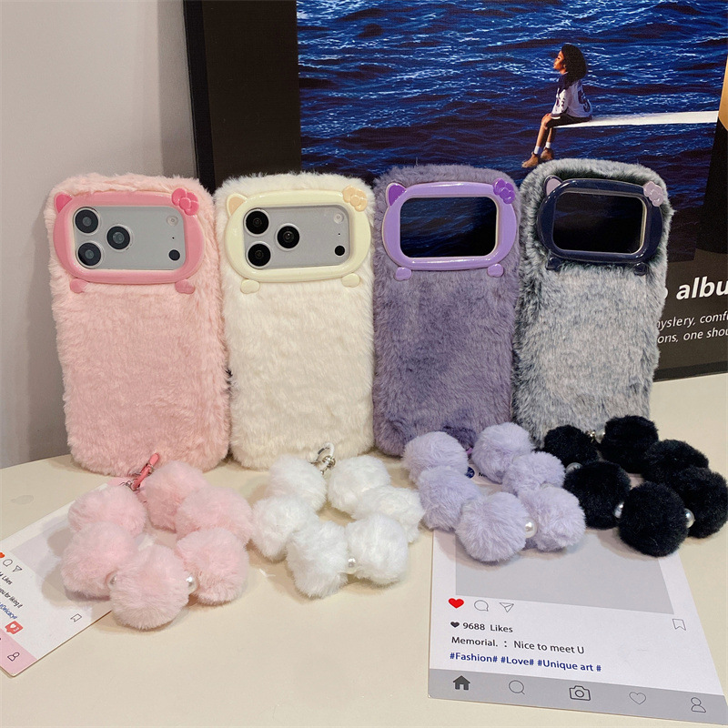 Luxury Solid Colors Furry Plus - Apple Iphone 15 Pro Max review and price