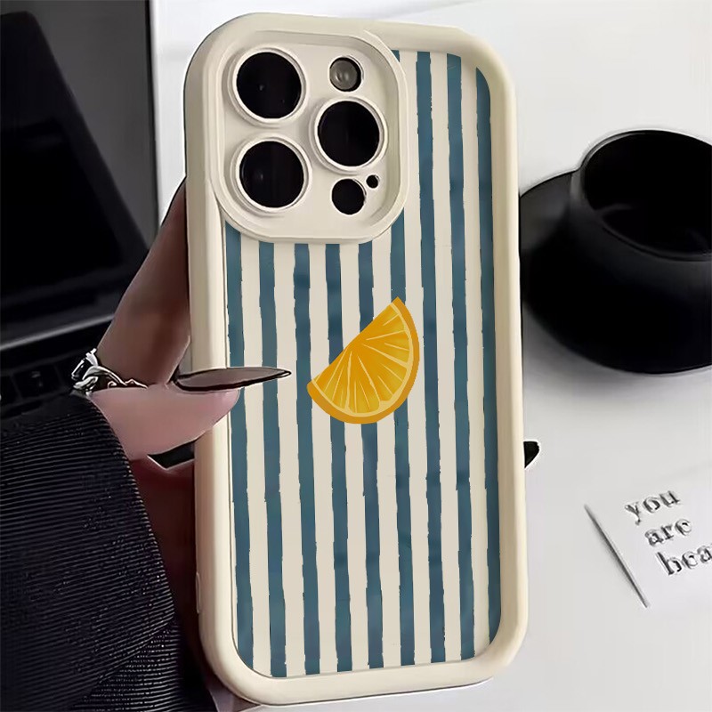 Striped Lemon Slice Pattern Ph - Apple Iphone 15 Pro Max review and price