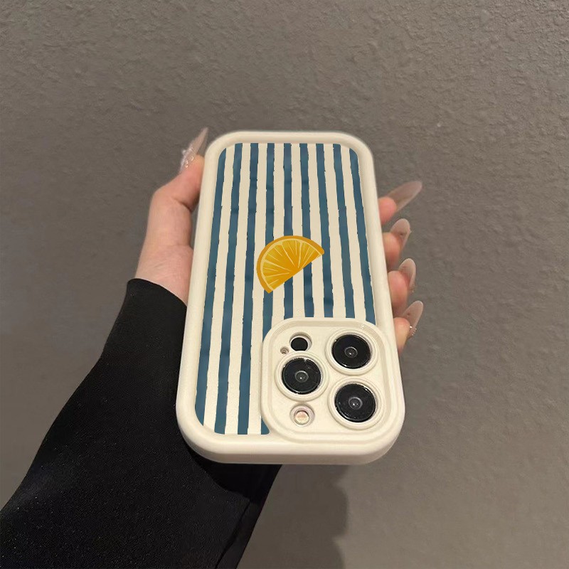 Striped Lemon Slice Pattern Ph - Apple Iphone 15 Pro Max review and price