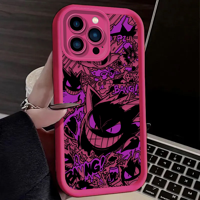 P-Pokemon Gengar Graffiti Phon - Apple Iphone 15 Pro Max review and price
