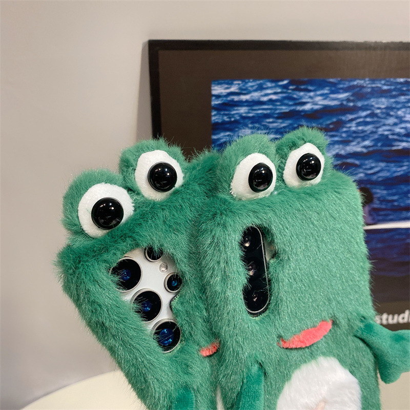 Plush Frog Phone Case, Cute Gr - Samsung Galaxy S24 review and price