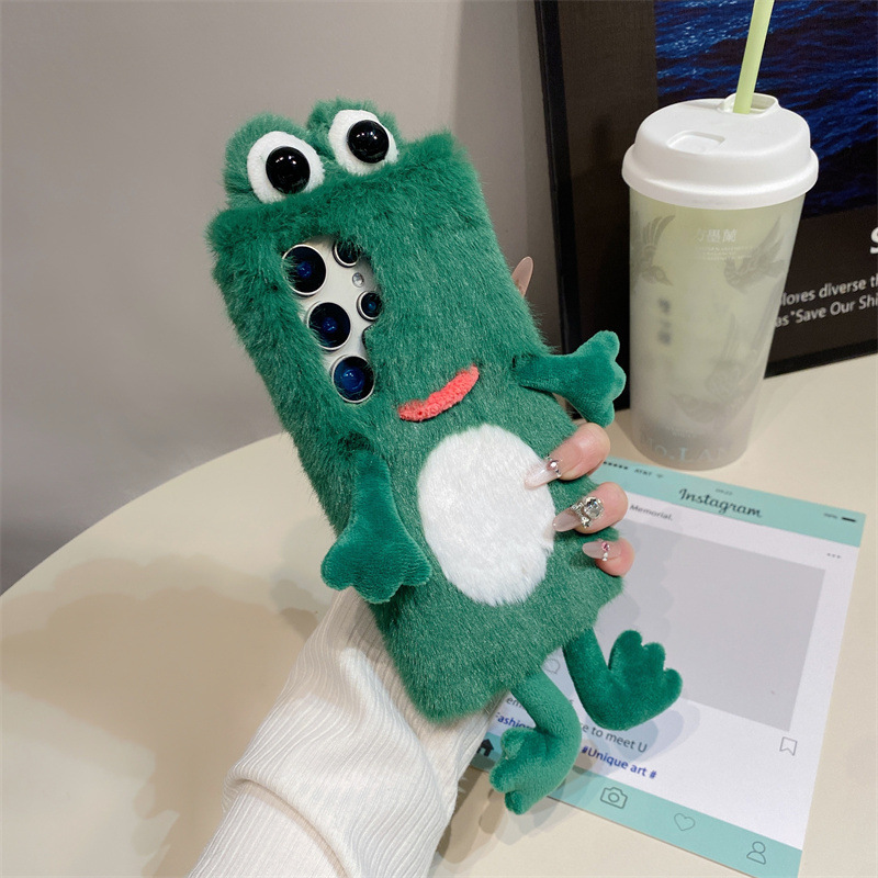 Plush Frog Phone Case, Cute Gr - Samsung Galaxy S24 review and price